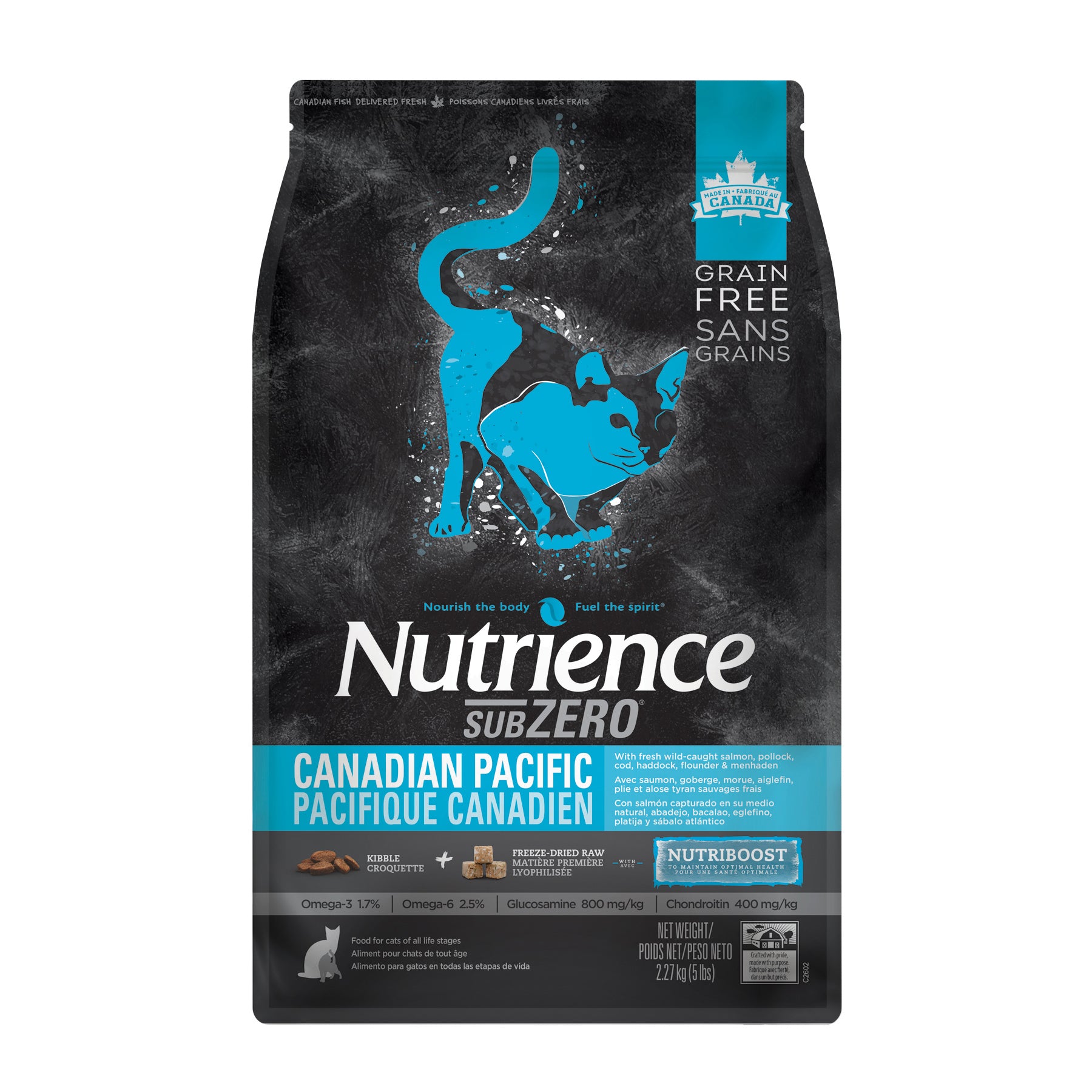 Nutrience Grain Free SubZero for Cats Canadian Pacific – NutriK9plus
