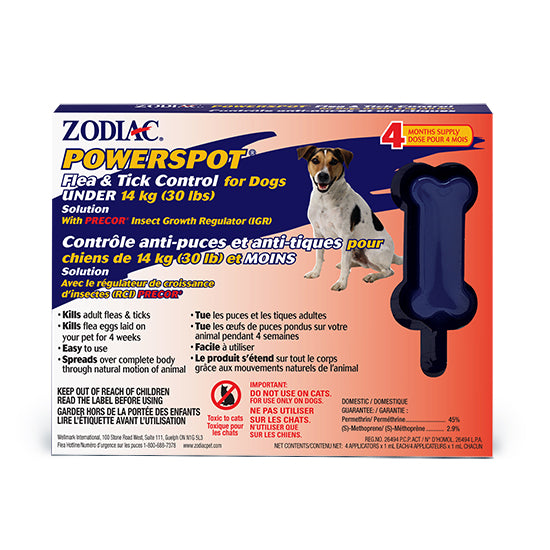 Zodiac gouttes anti puces et tiques chien / Zodiac Anti flea and tick drops