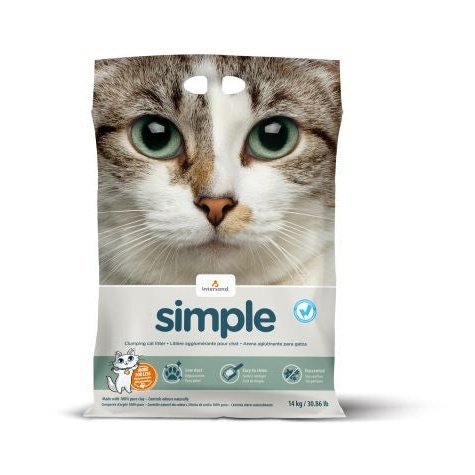 Unscented simple clumping cat litter